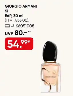 Galeria GIORGIO ARMANI Si EdP Angebot
