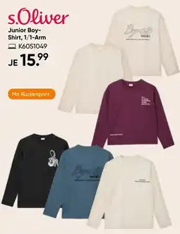 Galeria s.Oliver Junior Boy-Shirt, 1/1-Arm Angebot