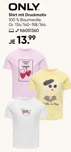 Galeria ONLY Shirt mit Druckmotiv Angebot