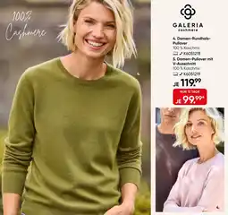 Galeria GALERIA cashmere Damen-Rundhals Pullover Angebot
