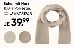 Galeria Schal mit Herz Angebot