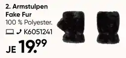 Galeria Armstulpen Fake Fur Angebot