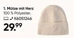 Galeria Mütze mit Herz Angebot