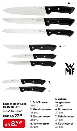 Galeria WMF Einzelmesser-Serie CLASSIC LINE Angebot