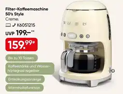 Galeria Filter-Kaffeemaschine 50's Style Creme. SMEG Angebot