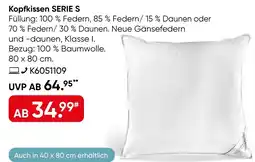 Galeria Kopfkissen SERIE S Angebot