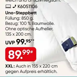 Galeria Uno-Steppbett Angebot