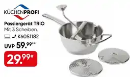 Galeria KÜCHENPROFI Passiergerät TRIO Angebot
