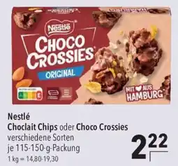 CITTI Markt Nestlé Chocolait Chips oder Choco Crossies Angebot