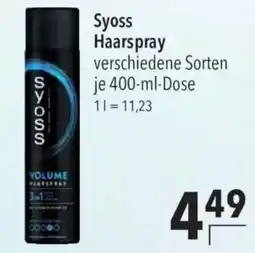 CITTI Markt Syoss Haarspray Angebot