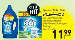 CITTI Markt Spee oder Weißer Riese Waschmittel Angebot