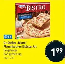 CITTI Markt Dr. Oetker „Bistro“ Flammkuchen Elsässer Art Angebot