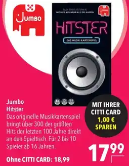 CITTI Markt Jumbo Hitster Angebot