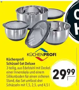 CITTI Markt Küchenprofi Schüssel-Set Deluxe Angebot