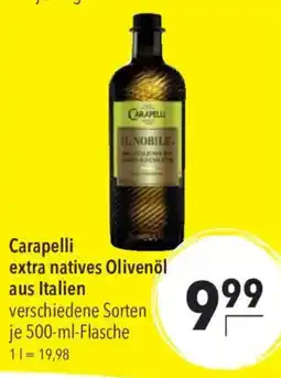 CITTI Markt Carapelli extra natives Olivenöl Angebot