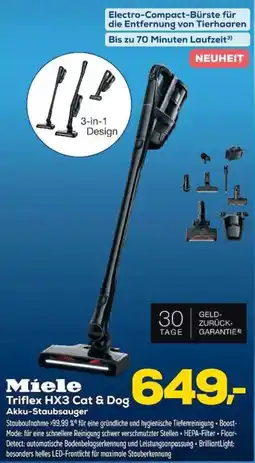 Euronics Miele Triflex HX3 Cat & Dog Akku-Staubsauger Angebot
