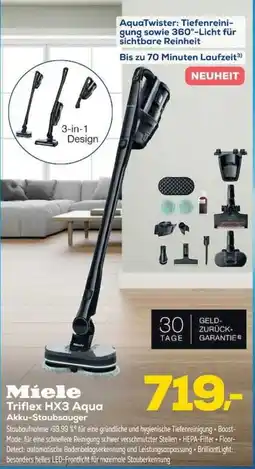 Euronics Miele Triflex HX3 Aqua Akku-Staubsauger Angebot