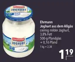 CITTI Markt Ehrmann Joghurt Angebot