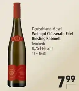 CITTI Markt Weingut Clüserath-Eifel Riesling Kabinett Angebot