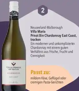 CITTI Markt Villa Maria Privat Bin Chardonnay East Coast Angebot