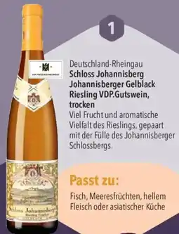 CITTI Markt Schloss Johannisberg Johannisberger Gelblack Riesling VDP.Gutswein, trocken Angebot