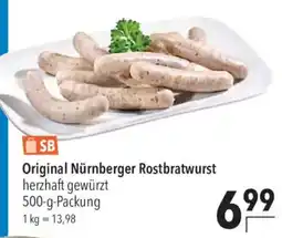 CITTI Markt Original Nürnberger Rostbratwurst Angebot