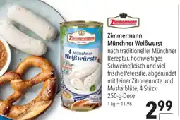 CITTI Markt Zimmermann Münchner Weißwurst Angebot