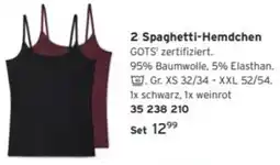 Tchibo 2 Spaghetti-Hemdchen Angebot