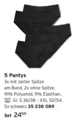 Tchibo 5 Pantys Angebot
