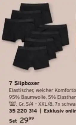 Tchibo 7 Slipboxer Angebot