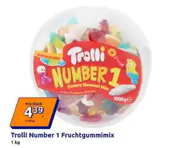 Action Trolli Number 1 Fruchtgummimix Angebot