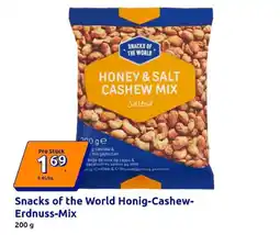 Action Snacks of the World Honig-Cashew-Erdnuss-Mix Angebot