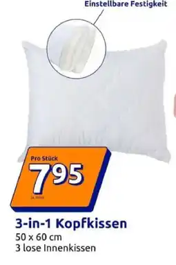 Action 3-in-1 Kopfkissen Angebot