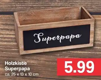 Famila Nord West Holzkiste Superpapa Angebot