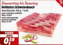 Simmel Delikatess Schweinebauch Angebot