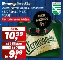Simmel Wernesgrüner Bier Angebot