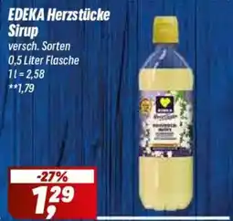 Simmel EDEKA Herzstücke Sirup Angebot