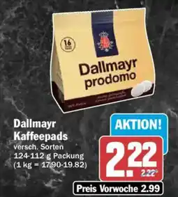 AEZ Dallmayr Kaffeepads Angebot