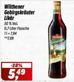 Simmel Wilthener Gebirgskräuter Likör Angebot