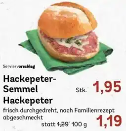 AEZ Hackepeter-Semmel Angebot