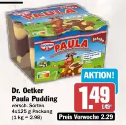 AEZ Dr. Oetker Paula Pudding Angebot