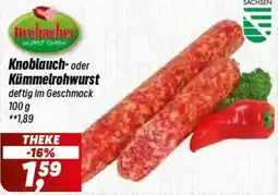Simmel Drebacher Knoblauch- oder Kümmelrohwurst Angebot