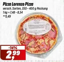 Simmel Pizza Lorenzo Pizza Angebot