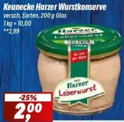 Simmel Keunecke Harzer Wurstkonserven Angebot