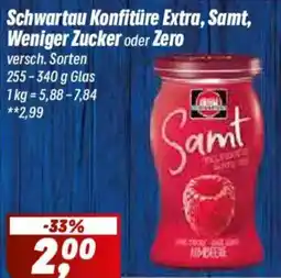 Simmel Schwartau Konfitüre Extra, Samt Angebot