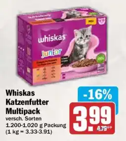 AEZ Whiskas Katzenfutter Multipack Angebot
