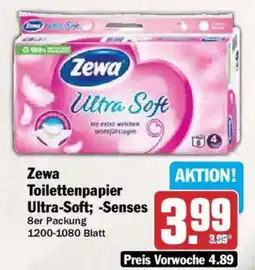 AEZ Zewa Toilettenpapier Ultra-Soft; -Senses Angebot