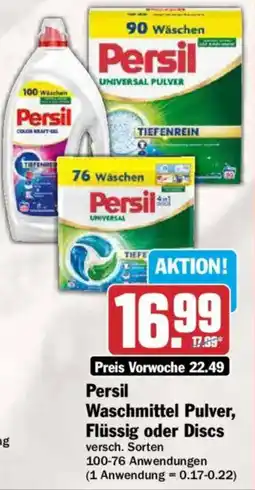 AEZ Persil Waschmittel Pulver, Flüssig oder Discs Angebot