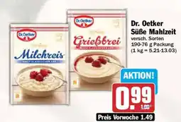 AEZ Dr. Oetker Süße Mahlzeit Angebot