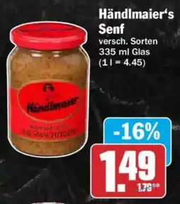 AEZ Händlmaier's Senf Angebot